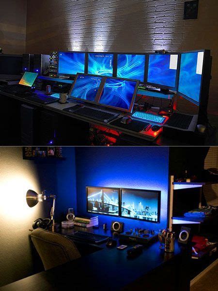 37 Best Images About Workspace Multiple Monitor On Pinterest Discover