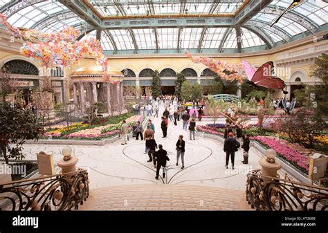 Conservatory And Botanical Garden Inside Bellagio Hotel Las Vegas