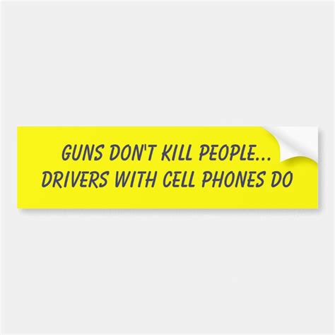 guns don t kill people bumper sticker zazzle