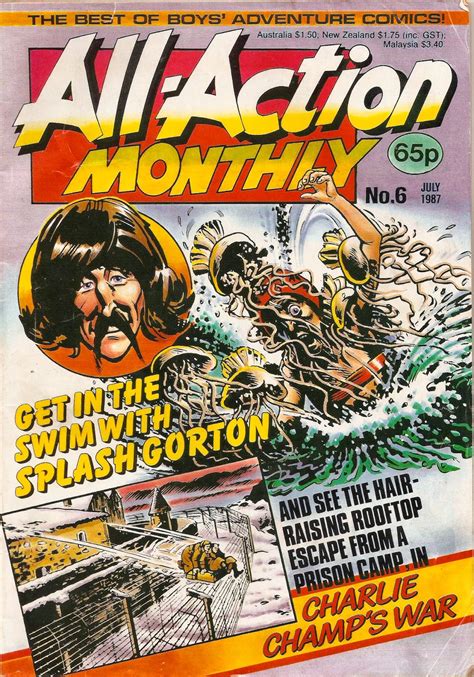 Wacky Comics Curious Comics All Action Monthly 1987