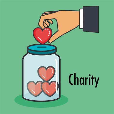 Premium Vector Charity And Donation Give And Share Your Love