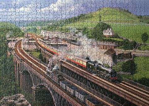 Steam Trains And Jigsaw Puzzles Record And Pictorial Jigsaws From