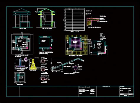Security Room DWG Detail for AutoCAD • Designs CAD