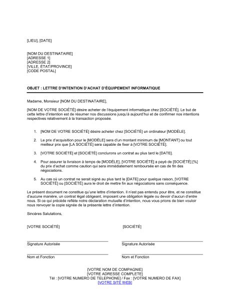Exemple lettre d intention mariage savantjournals org by savantjournals.org. modele lettre intention d'achat