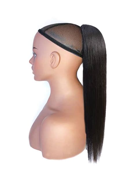 Silk Straight Drawstring Ponytail Branded Hair Extensions