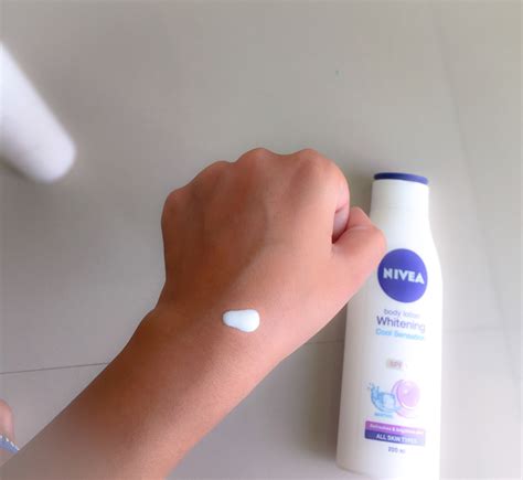 Nivea Body Lotion Whitening Cool Sensation Review Makeup And Smiles