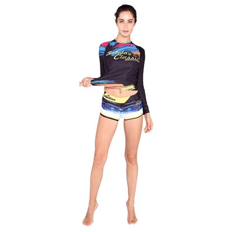 Surf Rashguard Diving Wetsuit Rash Guard Women Bodysuit Long Sleeve