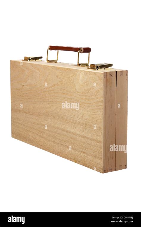 Wooden Artist Case Stock Photo Alamy