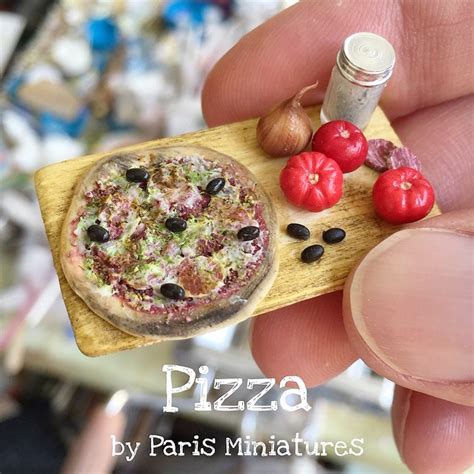 Miniature Pizza Handmade From Fimo Polymer Clay In 12th Flickr