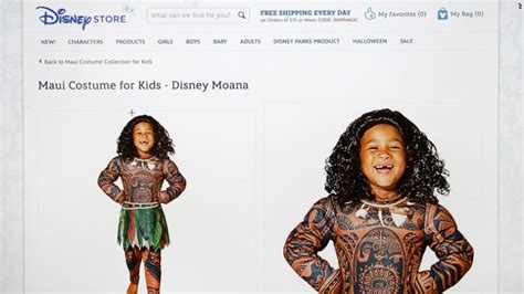 Disney Halts Sales Of Moana Costume After Racism Accusations