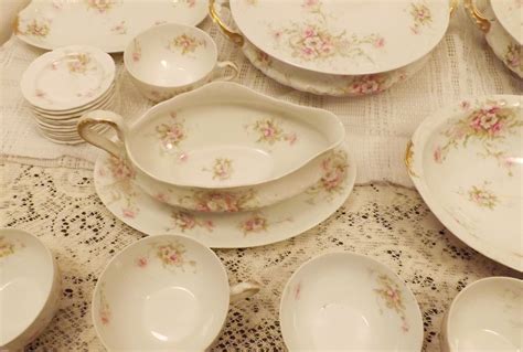 Antique 1903 Theodore Haviland Limoges France Dinnerware China Service