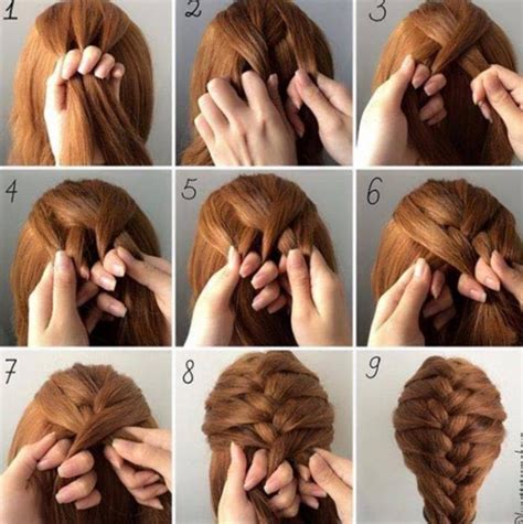 Two french braid hairstyle with a sock bun. 30 French Braids Hairstyles Step by Step -How to French ...
