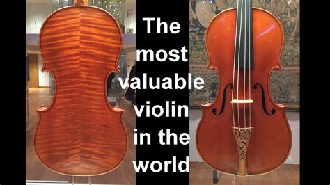 The Most Expensive Violin Vlr Eng Br