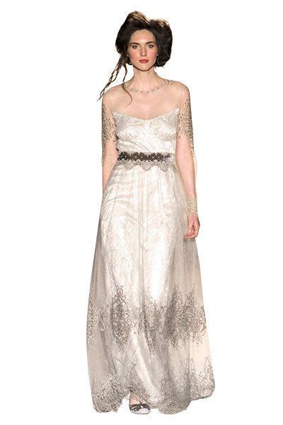 20 metallic wedding gowns for bride who crave that wow factor huffpost