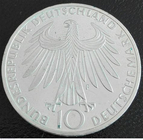 10 Mark 1972 F Munich Olympic Games Federal Republic Commemorative 1952 1989 Germany