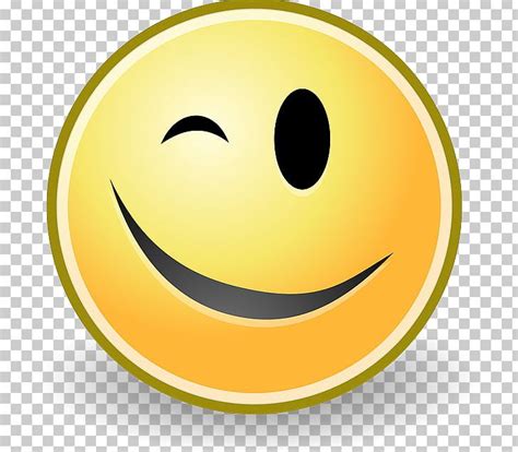 Wink Face Emoji Smile Utf 8 Png Clipart Computer Icons Emoji