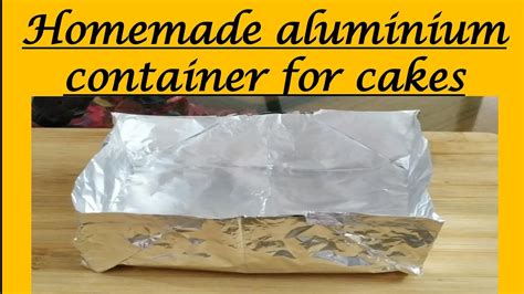 Instant Homemade Aluminium Foil Paper Container For Baking Cakes To