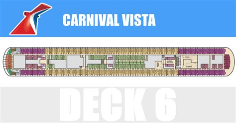 Carnival Vista Deck Activities Deck Plan Layout