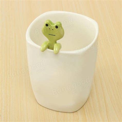 Cute Cartoon Animal Ceramic Hanging Coffee Scoop Milk Tea Soup Spoon