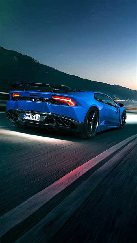 Lamborghini Huracan Blue Super Car Hd Phone Wallpaper Peakpx