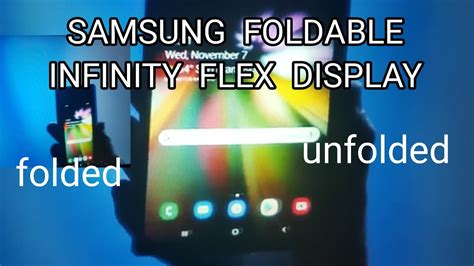 Samsung Announcement Of Foldable Phone First Look Infinity Flex