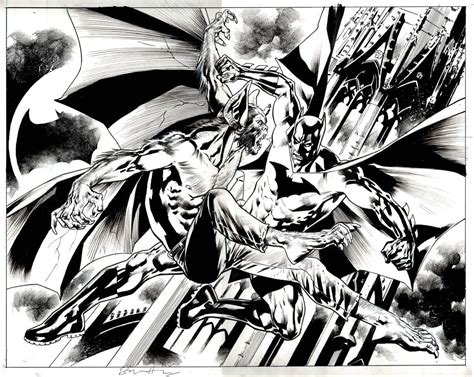 Batman Vs Man Bat By Bryan Hitch In A K S Bryan Hitch Gallery Comic