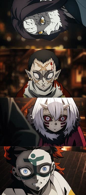 Demon Slayer Kimetsu No Yaiba Twelve Kizuki Lower Ranks Characters