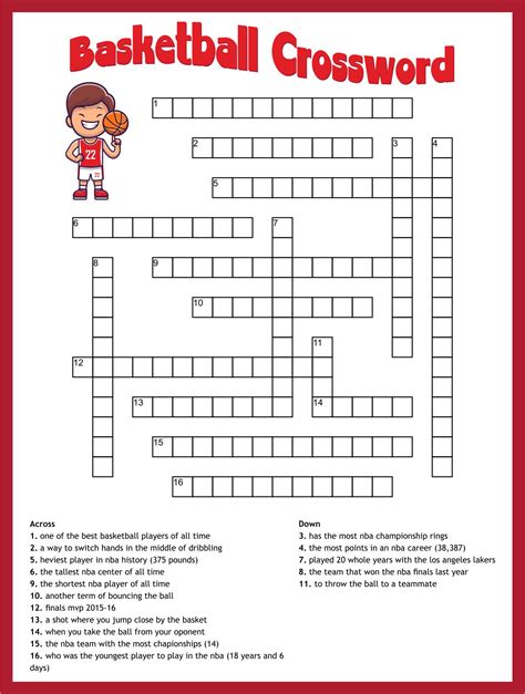 Sports Crossword Puzzles Printable Printable World Holiday