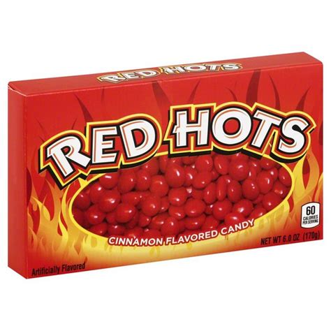 red hots candy cinnamon flavored box 6 oz instacart