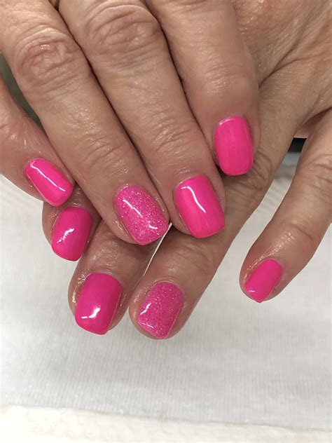 Hot Pink Gel Nails Light Elegance Playful Pink Buttercream Gel Nail