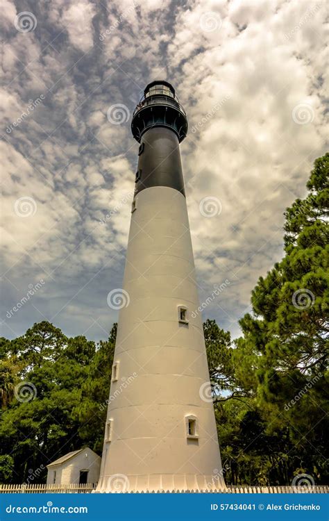 Hunting Island Lighthouse South Carolina Stock Image Image Of Island