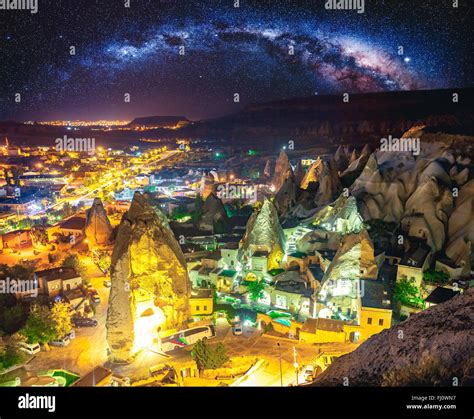 Cappadocia Ancient Town In Turkey Stock Photo Alamy