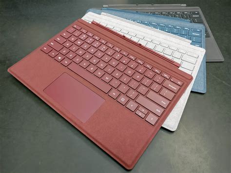 Microsofts New Surface Pro Signature Type Cover Comes In Three New