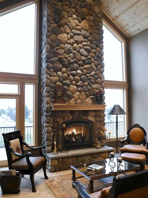 Floor To Ceiling Stone Fireplace Pictures Fireplace Guide By Linda