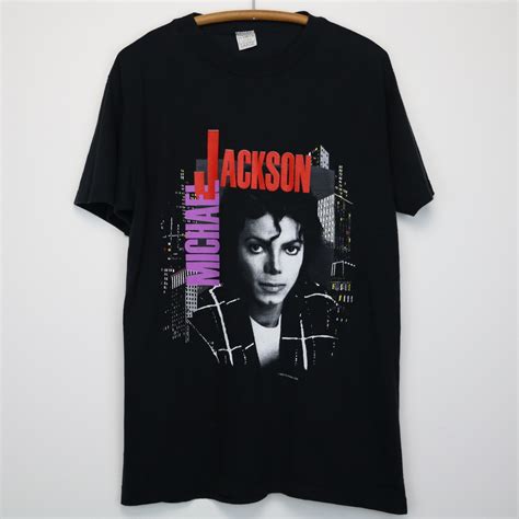 Michael jackson outfits michael jackson merchandise michael jackson bad tour michael jackson costume nerd outfits costume shirts costumes nerd fashion dreams. Michael Jackson Bad Tour Shirt 1988 | WyCo Vintage
