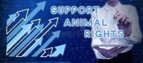 Text Showing Inspiration Support Animal Rights Conceptual Photo