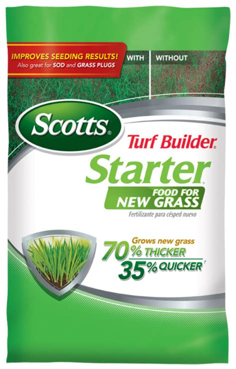 Scotts Turf Builder Starter Food For New Grass Lawn Food Scotts