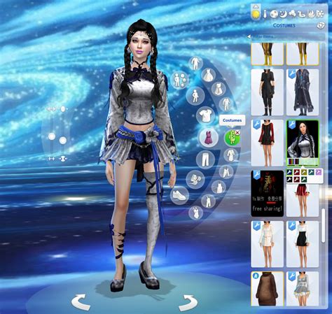 Traditional Ancient Chinese Female Costume The Sims 4 P1 Sims4 Vrogue