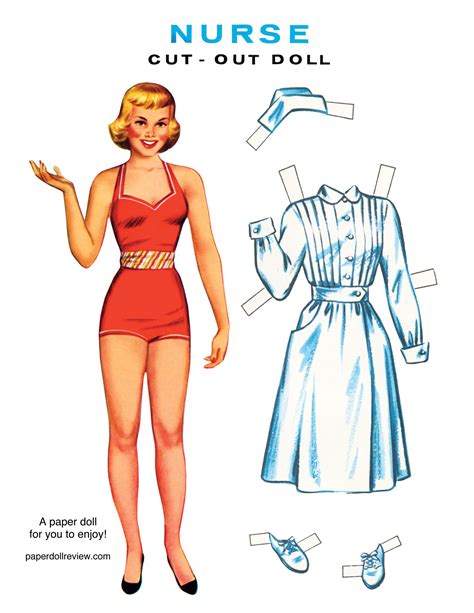 Free Paper Doll From Paperdoll Review Paper Dolls Vintage Paper