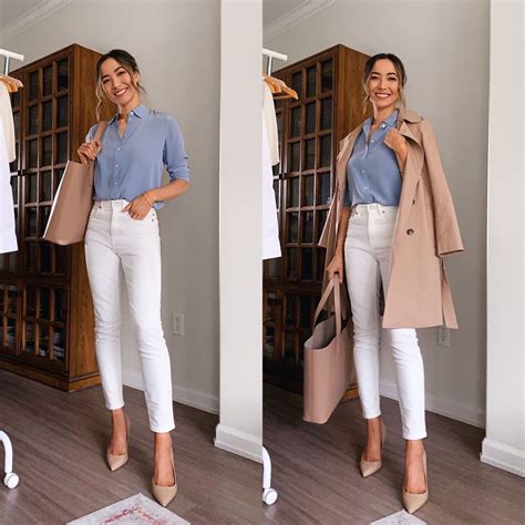 5 Business Casual Outfits For Spring Spring Outfits Classy Spring