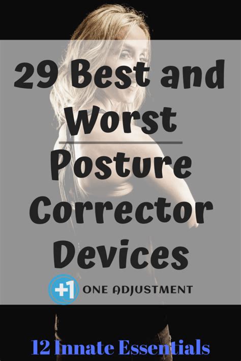 Good thing, posture correctors are made to aid and guide your body back to its natural position. 29 Best and Worst Posture Corrector Devices (With images ...