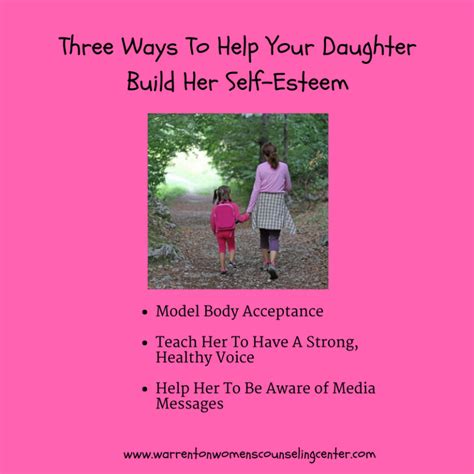 3 Ways Moms Can Help Daughters Build Self Esteem Warrenton Womens