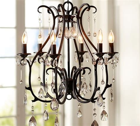 Pottery Barn Celeste Crystal Chandelier Dining Room Chandelier Foyer