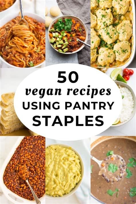 50 Vegan Recipes Using Pantry Staples Nora Cooks