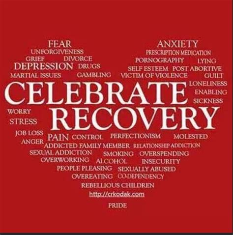 Celebrate Recovery 12 Steps Printable