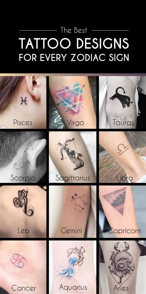 Inspirasi Terkini Zodiac Sign Tattoos