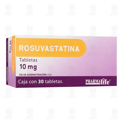 Rosuvastatina 10mg 30 Tabletas Pharmalife