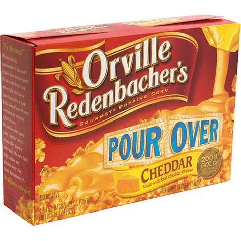 Orville Redenbachers Pour Over Gourmet Popping Corn Cheddar Shop