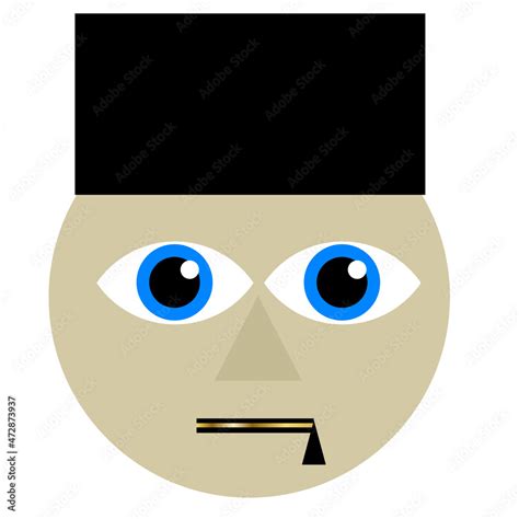 taboo man face with zipper lock on mouth illustration stock vector adobe stock
