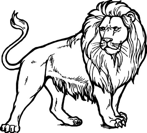 Printable Lion Coloring Pages For Kids Kidsworksheetfun Images And